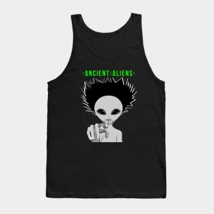 A Aliens Green Tank Top